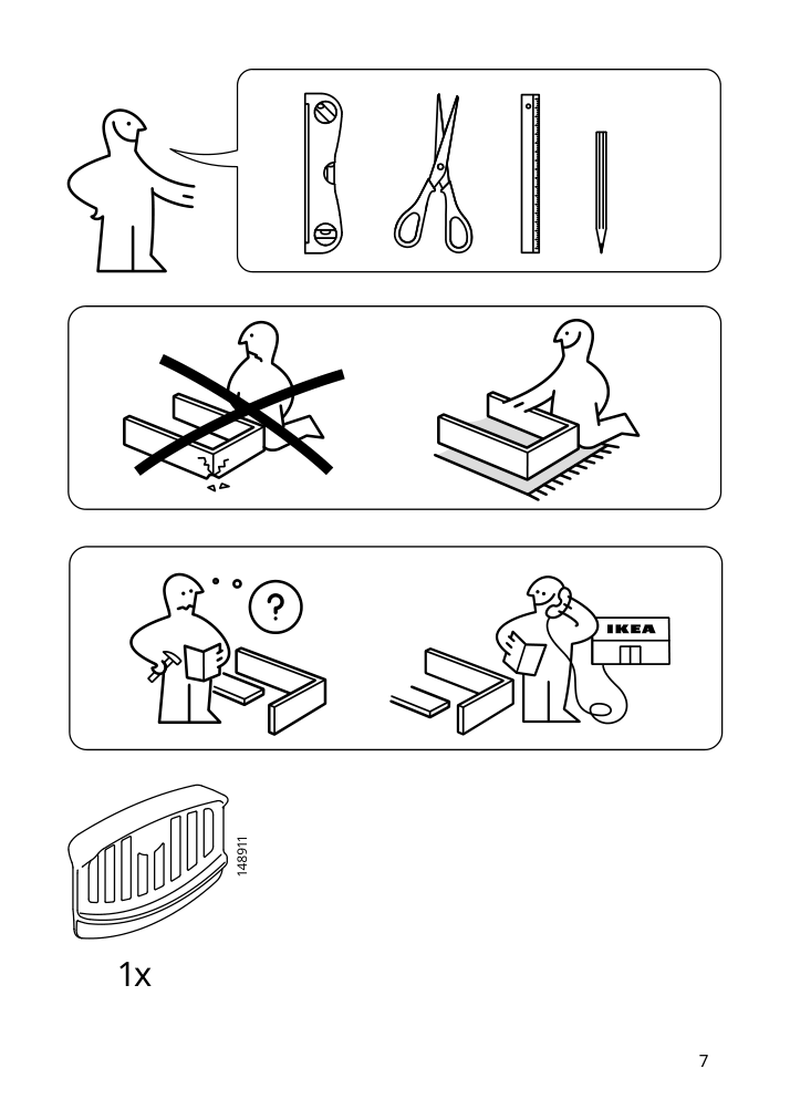 Assembly instructions for IKEA Bjoerksta picture horses at the water s edge | Page 7 - IKEA BJÖRKSTA picture and frame 595.089.02