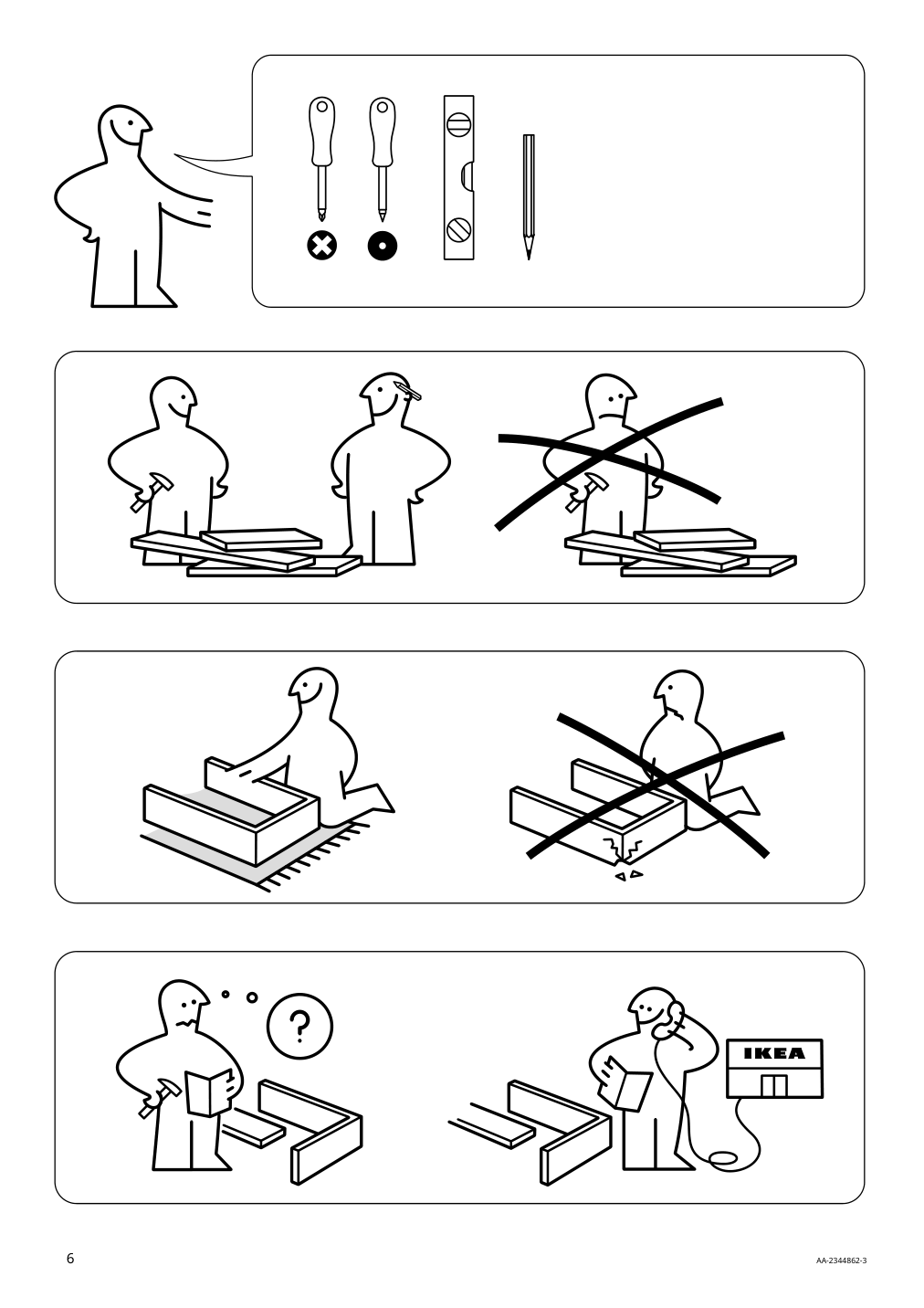 Assembly instructions for IKEA Blaliden glass door cabinet black | Page 6 - IKEA BLÅLIDEN / STRIMSÄV glass-door cabinet with lighting 895.229.25