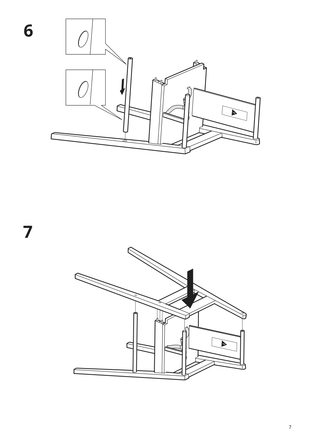 Assembly instructions for IKEA Blames high chair with tray black | Page 7 - IKEA BLÅMES high chair with tray 501.650.79