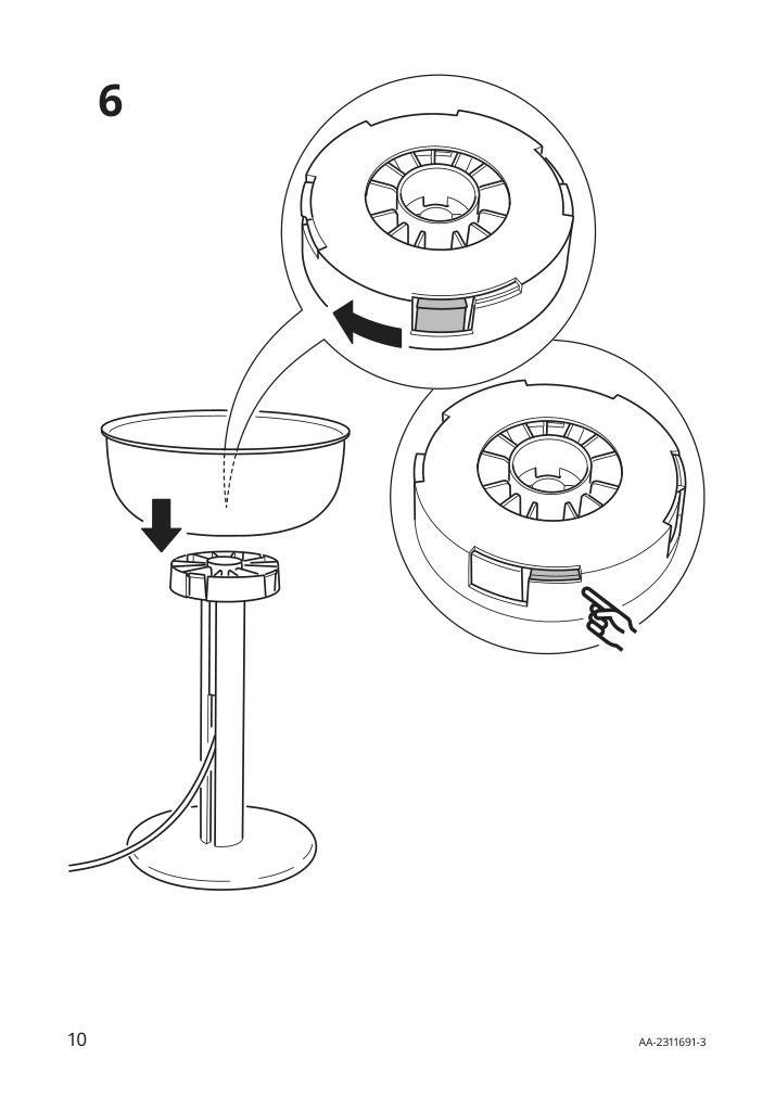 Assembly instructions for IKEA Blasverk table lamp blue | Page 10 - IKEA BLÅSVERK table lamp 605.012.59