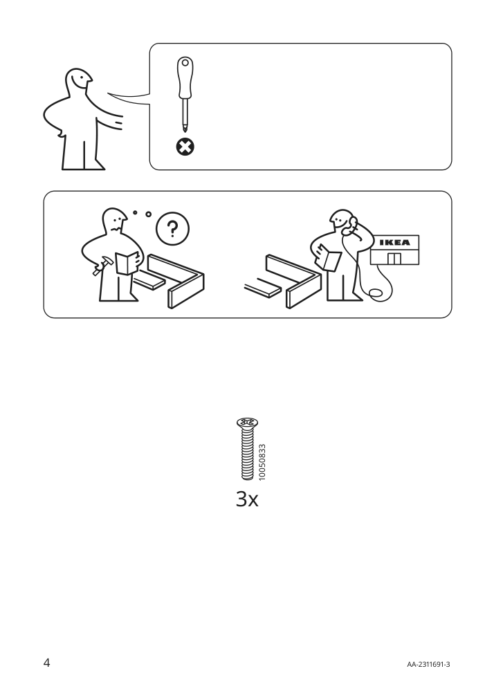 Assembly instructions for IKEA Blasverk table lamp blue | Page 4 - IKEA BLÅSVERK table lamp 605.012.59