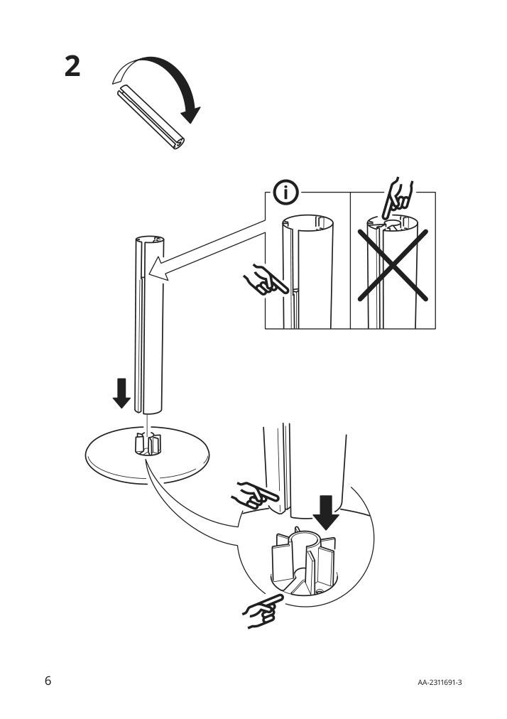 Assembly instructions for IKEA Blasverk table lamp blue | Page 6 - IKEA BLÅSVERK table lamp 605.012.59