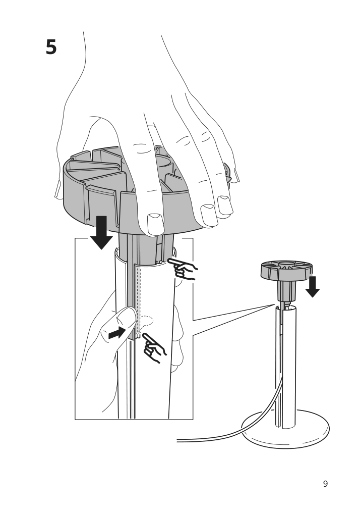 Assembly instructions for IKEA Blasverk table lamp blue | Page 9 - IKEA BLÅSVERK table lamp 605.012.59