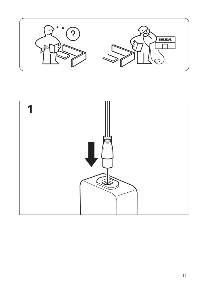 Assembly instructions for IKEA Bloetsnoe led string light with 24 lights indoor black | Page 11 - IKEA BLÖTSNÖ LED string light with 24 lights 904.211.38