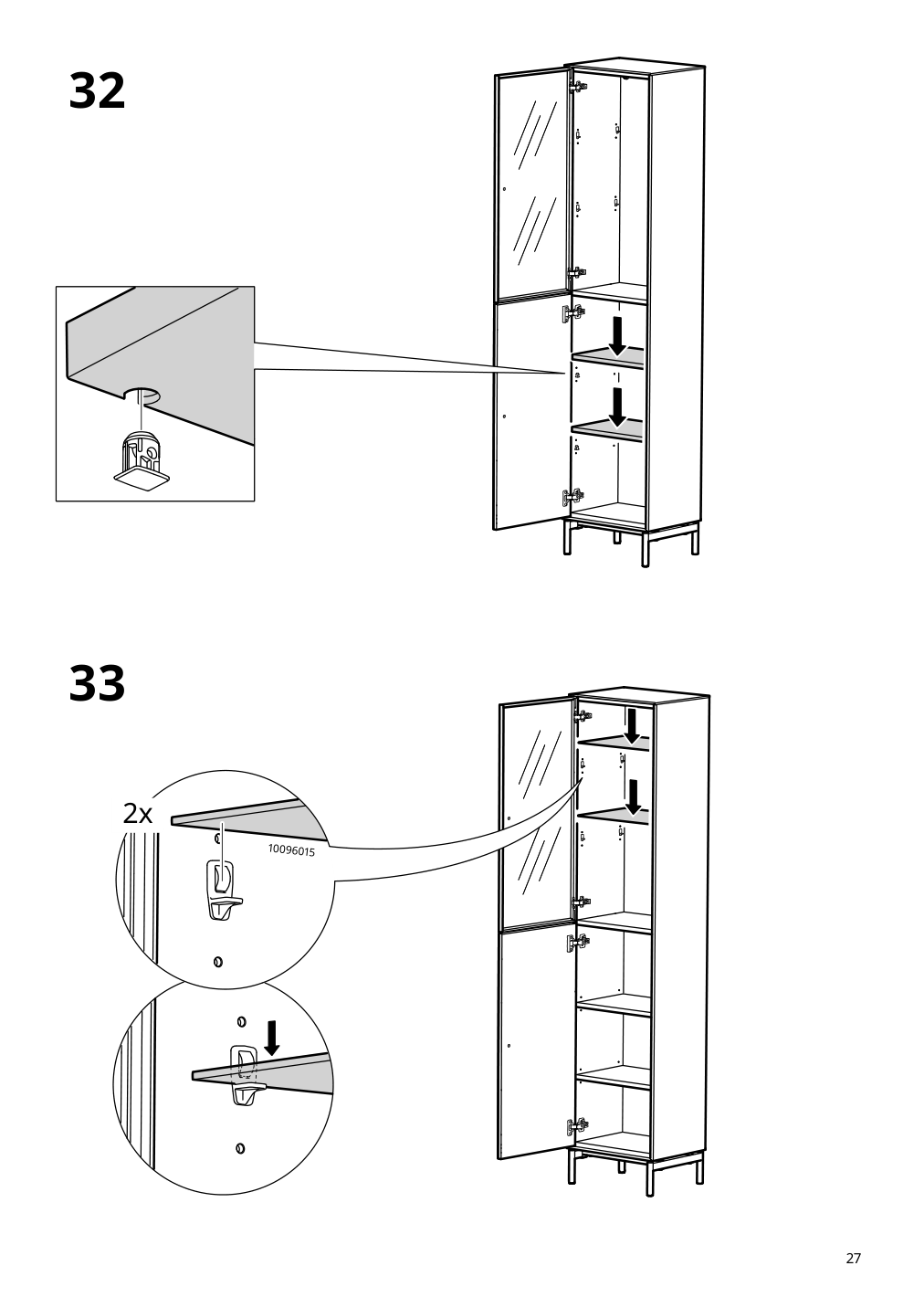 Assembly instructions for IKEA Boastad high cabinet black oak veneer | Page 27 - IKEA BOASTAD TV storage combination 995.352.20