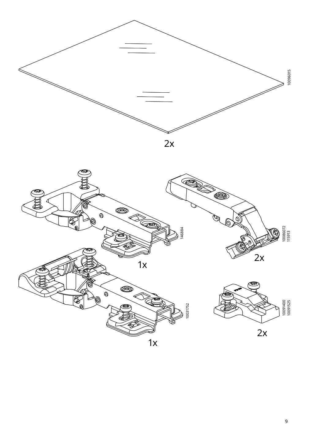 Assembly instructions for IKEA Boastad high cabinet black oak veneer | Page 9 - IKEA BOASTAD high cabinet 505.070.06