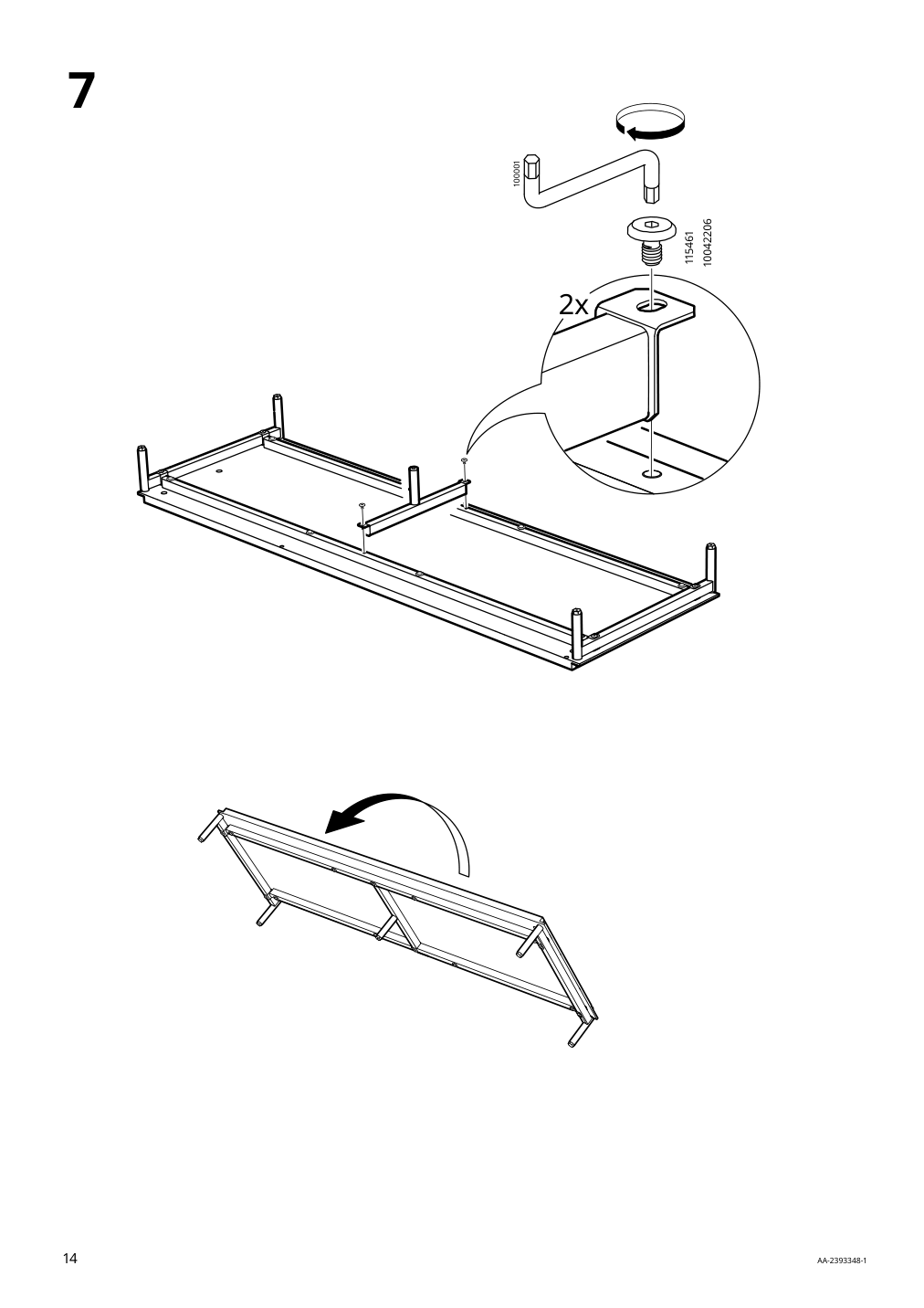 Assembly instructions for IKEA Boastad sideboard black oak veneer | Page 14 - IKEA BOASTAD sideboard 305.070.12