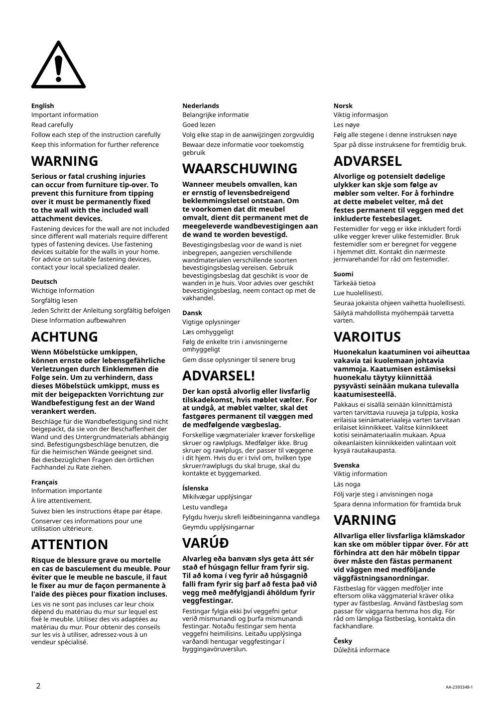 Assembly instructions for IKEA Boastad sideboard black oak veneer | Page 2 - IKEA BOASTAD sideboard 305.070.12