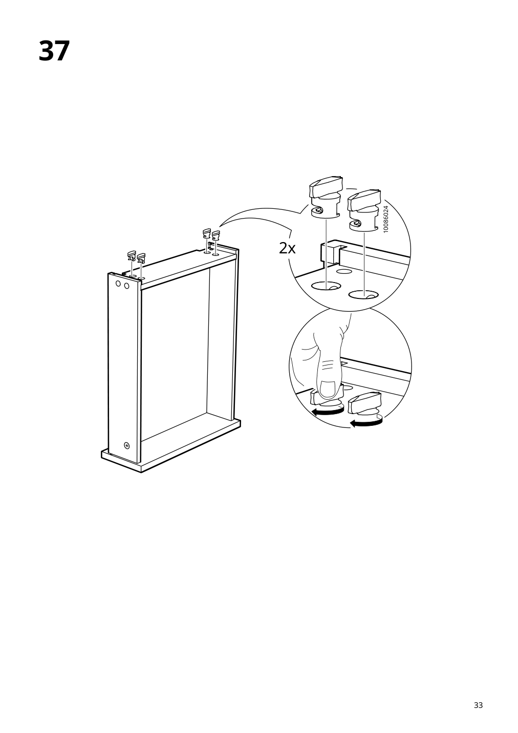 Assembly instructions for IKEA Boastad sideboard black oak veneer | Page 33 - IKEA BOASTAD storage combination 395.352.18