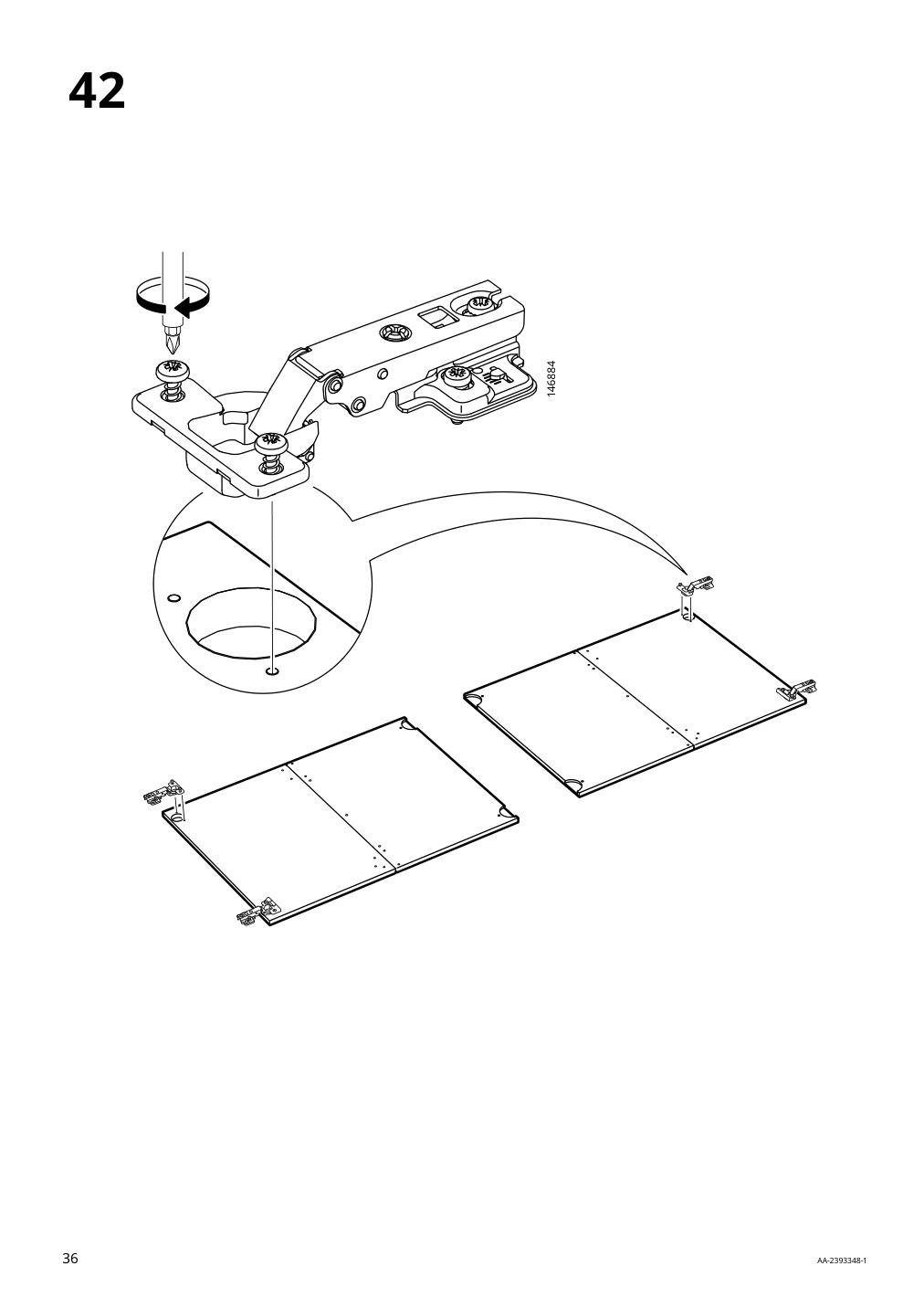 Assembly instructions for IKEA Boastad sideboard black oak veneer | Page 36 - IKEA BOASTAD storage combination 395.352.18