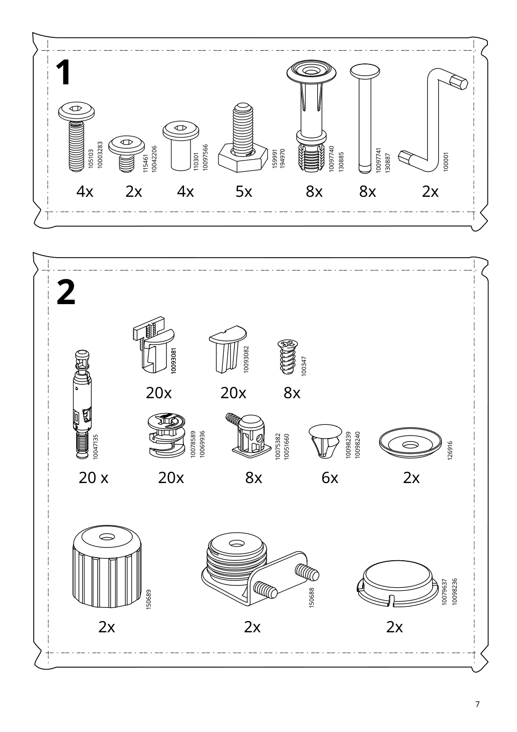 Assembly instructions for IKEA Boastad sideboard black oak veneer | Page 7 - IKEA BOASTAD sideboard 305.070.12