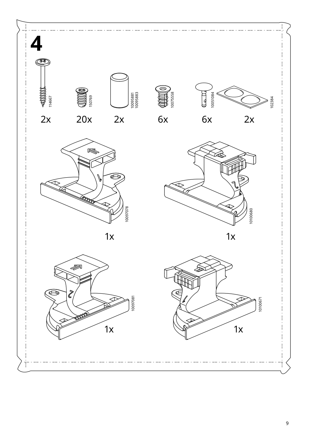 Assembly instructions for IKEA Boastad sideboard black oak veneer | Page 9 - IKEA BOASTAD sideboard 305.070.12