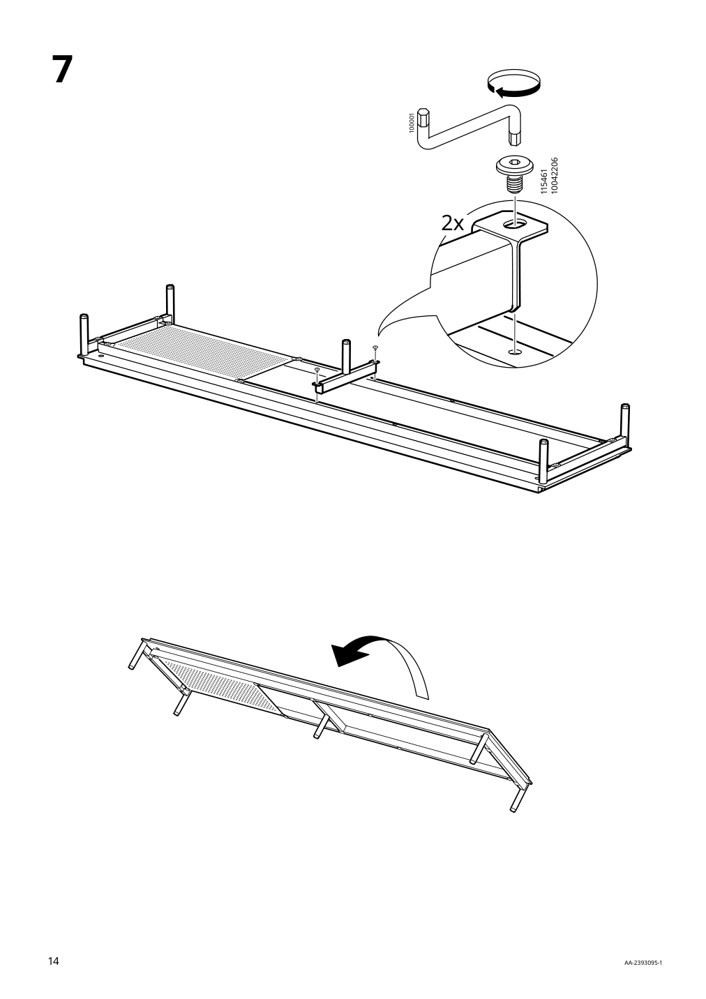 Assembly instructions for IKEA Boastad tv unit black oak veneer | Page 14 - IKEA BOASTAD TV storage combination 195.352.19