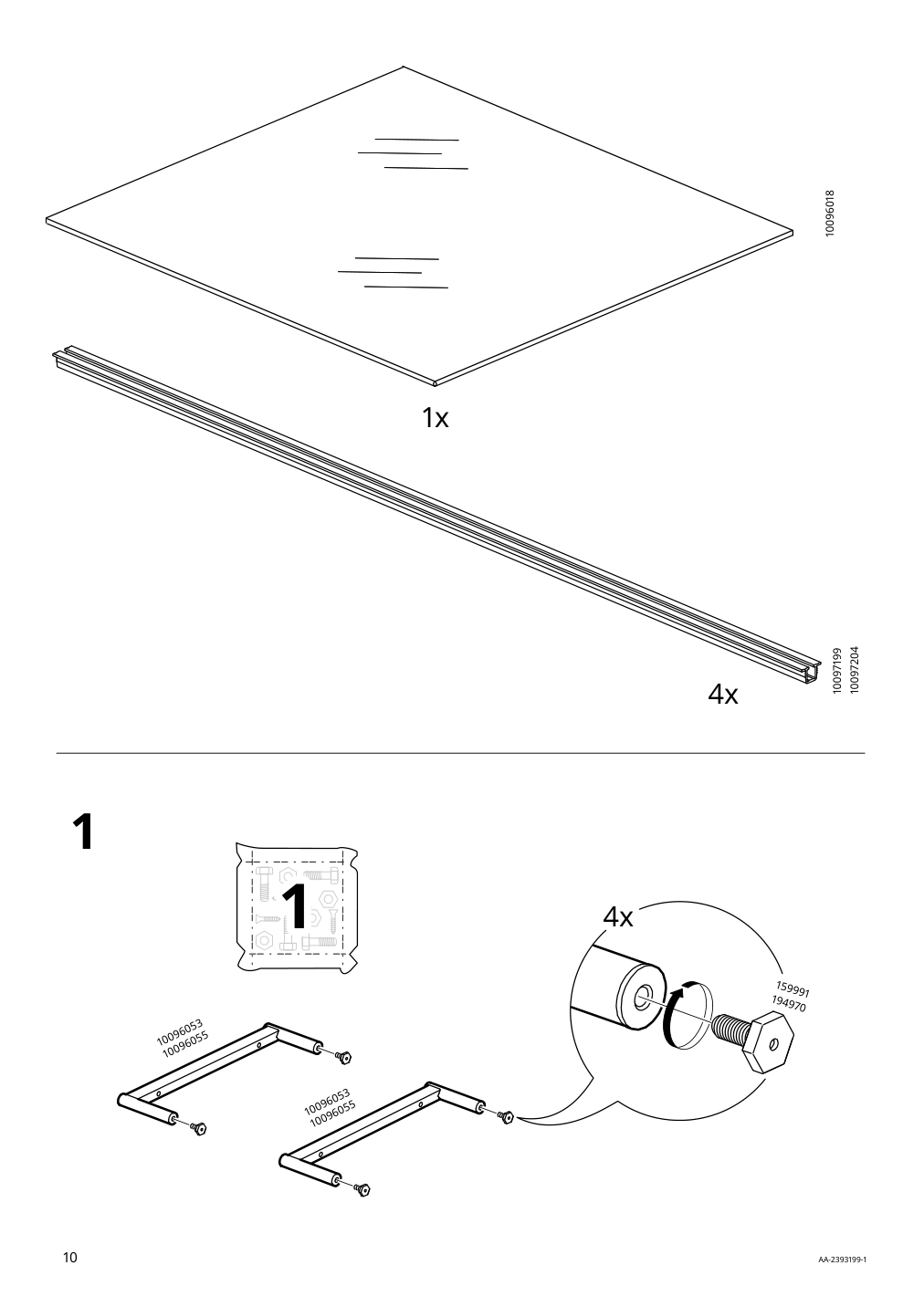 Assembly instructions for IKEA Boastad tv unit black oak veneer | Page 10 - IKEA BOASTAD TV unit 805.070.24