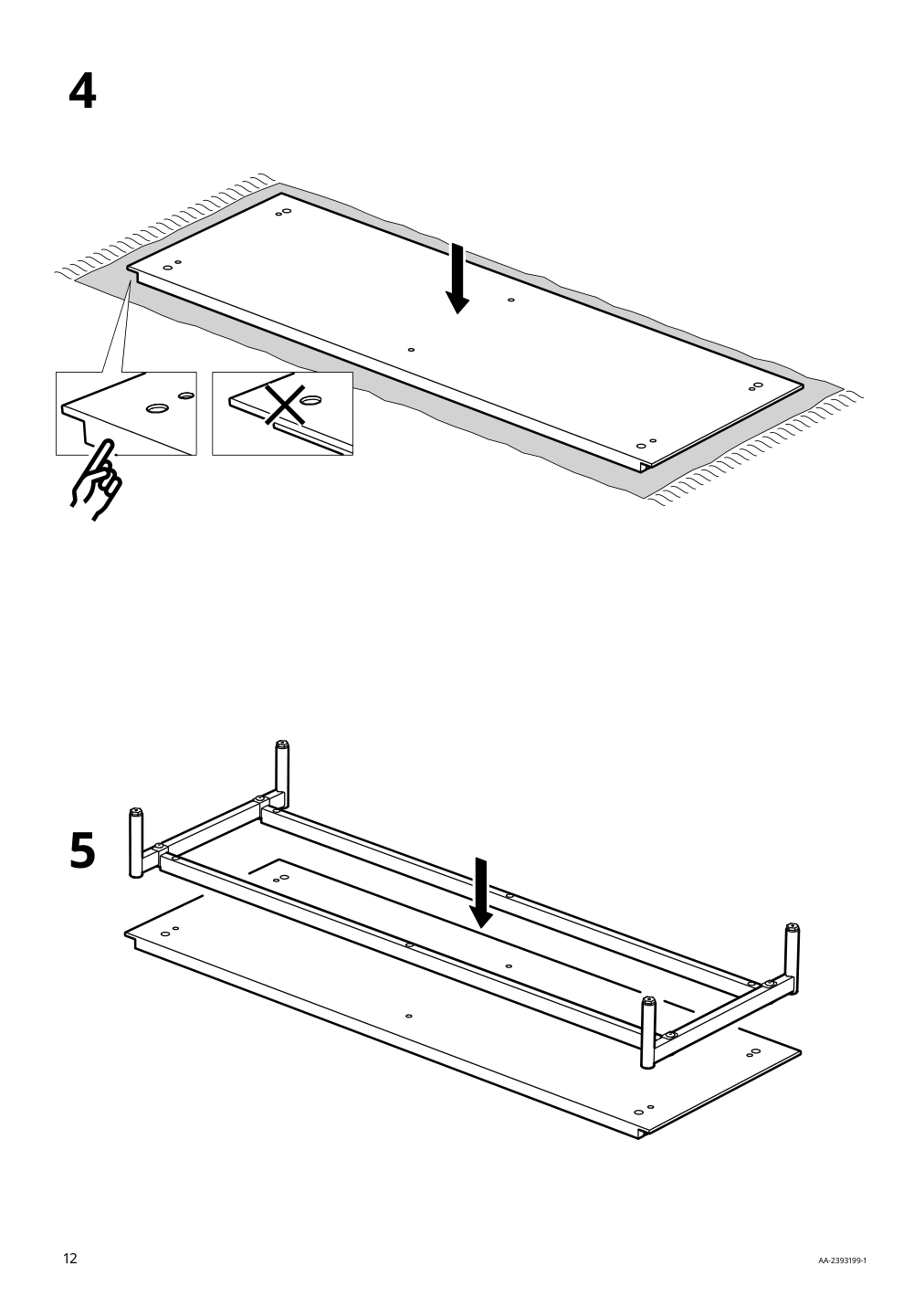 Assembly instructions for IKEA Boastad tv unit black oak veneer | Page 12 - IKEA BOASTAD TV unit 805.070.24