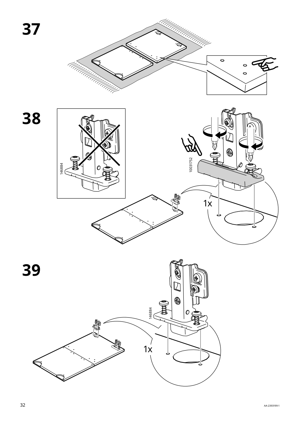 Assembly instructions for IKEA Boastad tv unit black oak veneer | Page 32 - IKEA BOASTAD TV storage combination 595.352.22