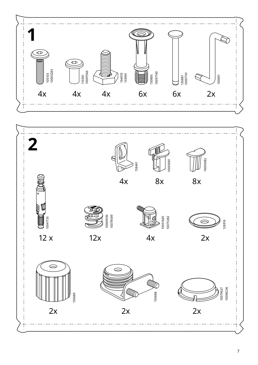 Assembly instructions for IKEA Boastad tv unit black oak veneer | Page 7 - IKEA BOASTAD TV unit 805.070.24