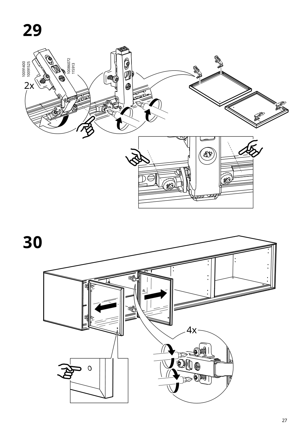 Assembly instructions for IKEA Boastad wall shelf black oak veneer | Page 27 - IKEA BOASTAD TV storage combination 195.352.19