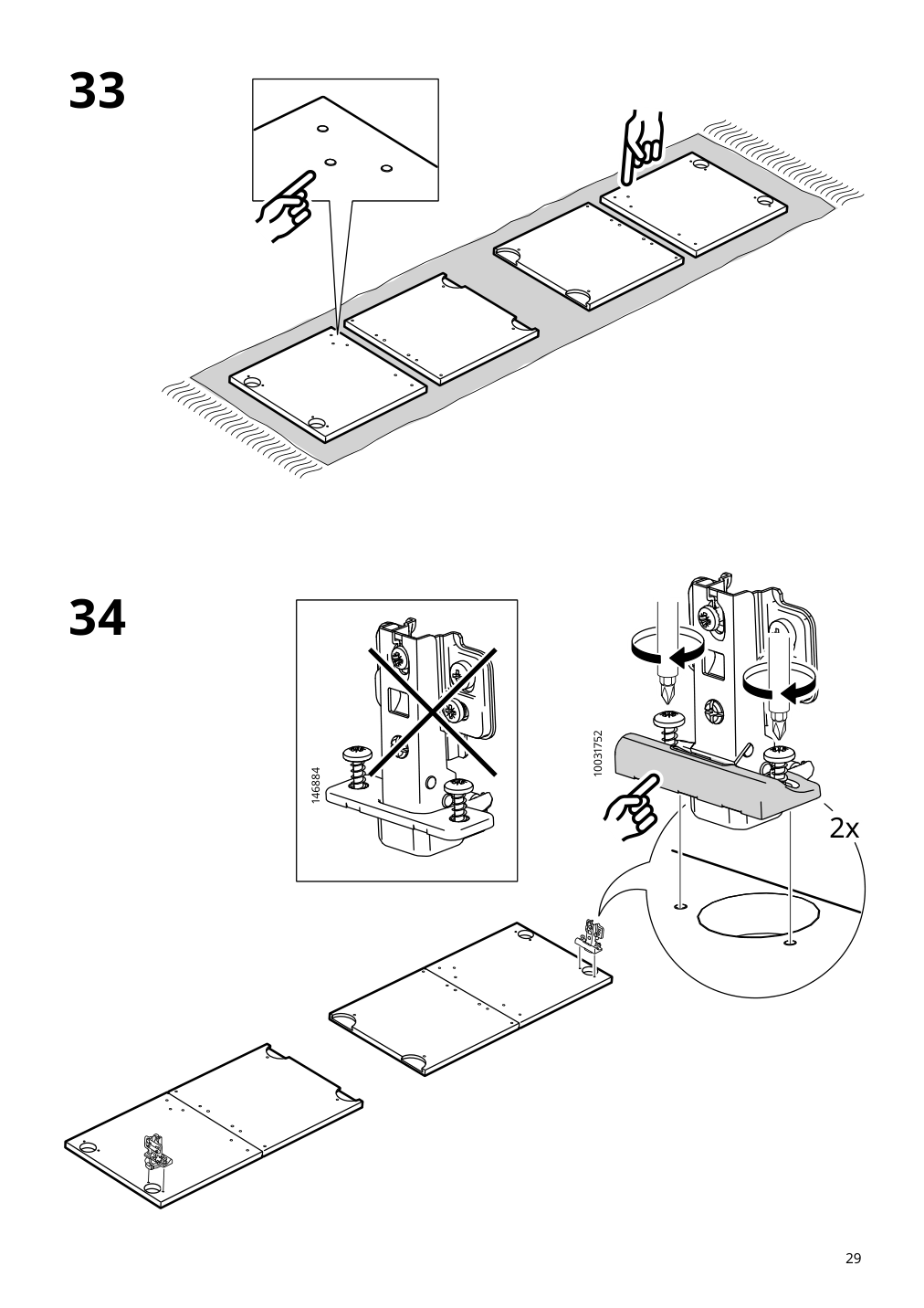 Assembly instructions for IKEA Boastad wall shelf black oak veneer | Page 29 - IKEA BOASTAD TV storage combination 195.352.19