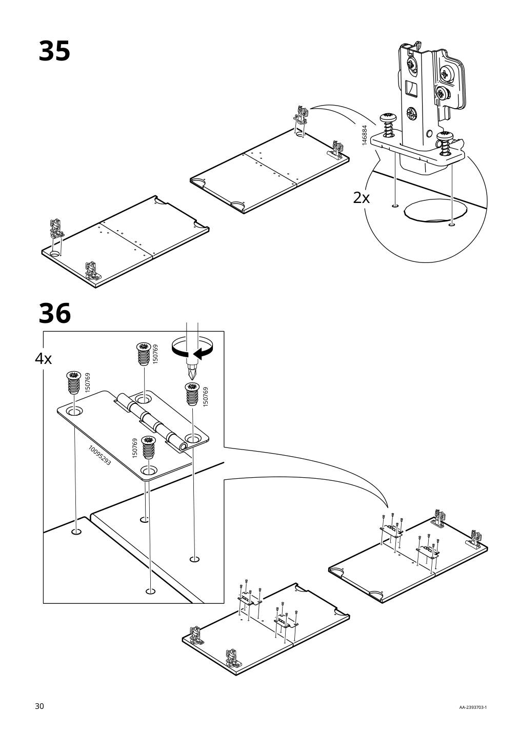 Assembly instructions for IKEA Boastad wall shelf black oak veneer | Page 30 - IKEA BOASTAD TV storage combination 195.352.19