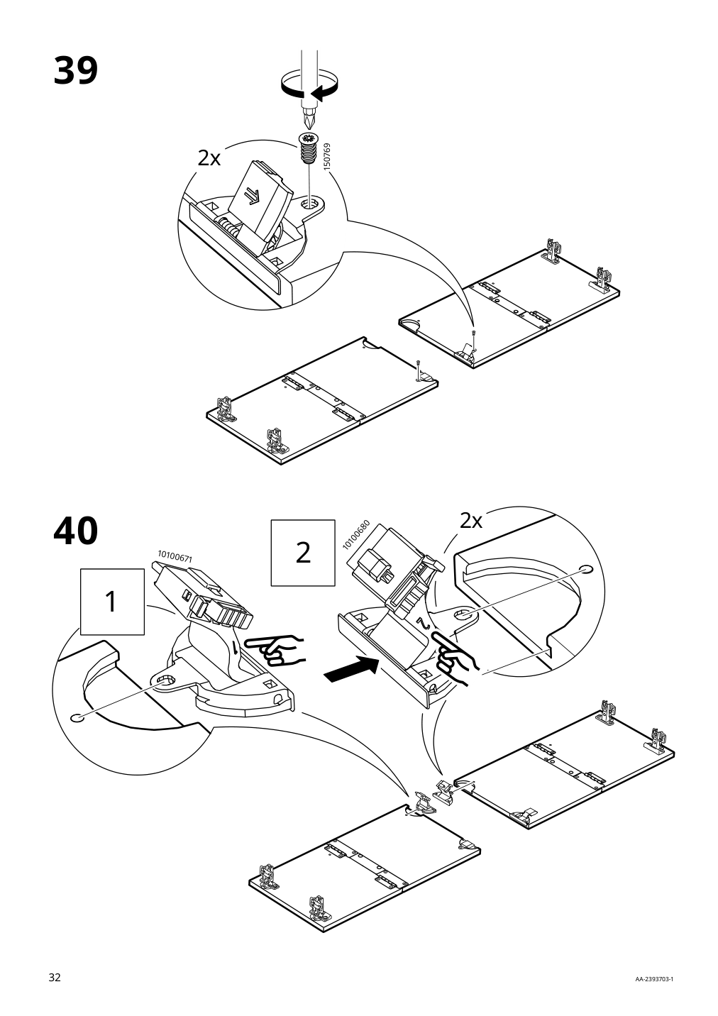 Assembly instructions for IKEA Boastad wall shelf black oak veneer | Page 32 - IKEA BOASTAD TV storage combination 195.352.19