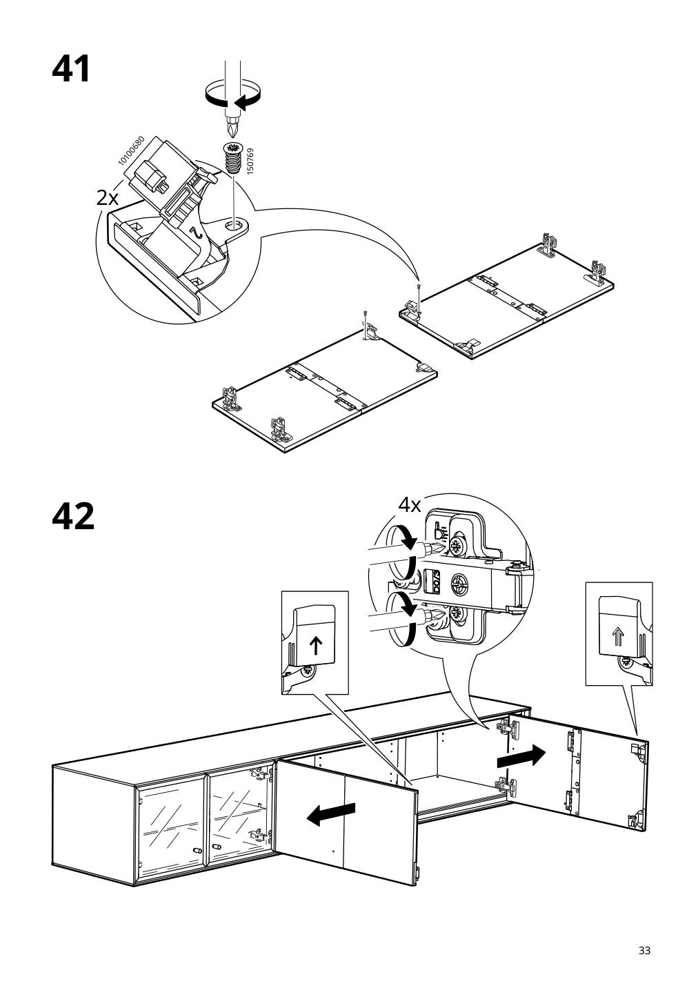 Assembly instructions for IKEA Boastad wall shelf black oak veneer | Page 33 - IKEA BOASTAD TV storage combination 195.352.19