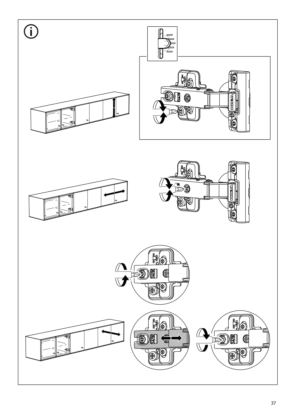 Assembly instructions for IKEA Boastad wall shelf black oak veneer | Page 37 - IKEA BOASTAD TV storage combination 195.352.19