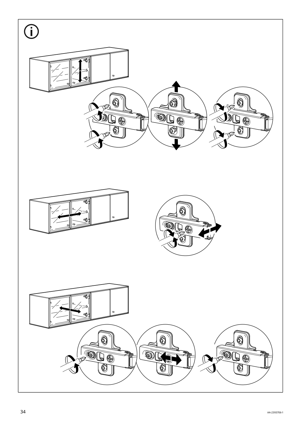 Assembly instructions for IKEA Boastad wall shelf black oak veneer | Page 34 - IKEA BOASTAD TV storage combination 595.352.22