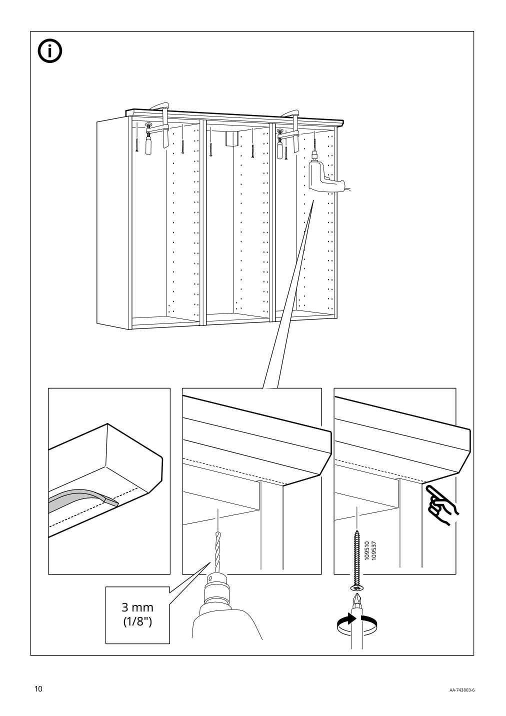 Assembly instructions for IKEA Bodbyn contoured deco strip gray | Page 10 - IKEA BODBYN contoured deco strip 602.210.65