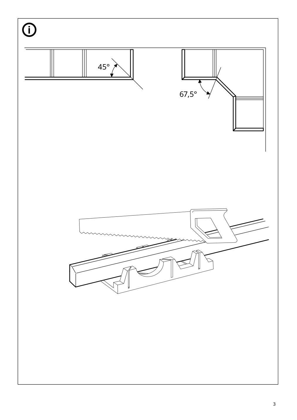 Assembly instructions for IKEA Bodbyn contoured deco strip gray | Page 3 - IKEA BODBYN contoured deco strip 602.210.65