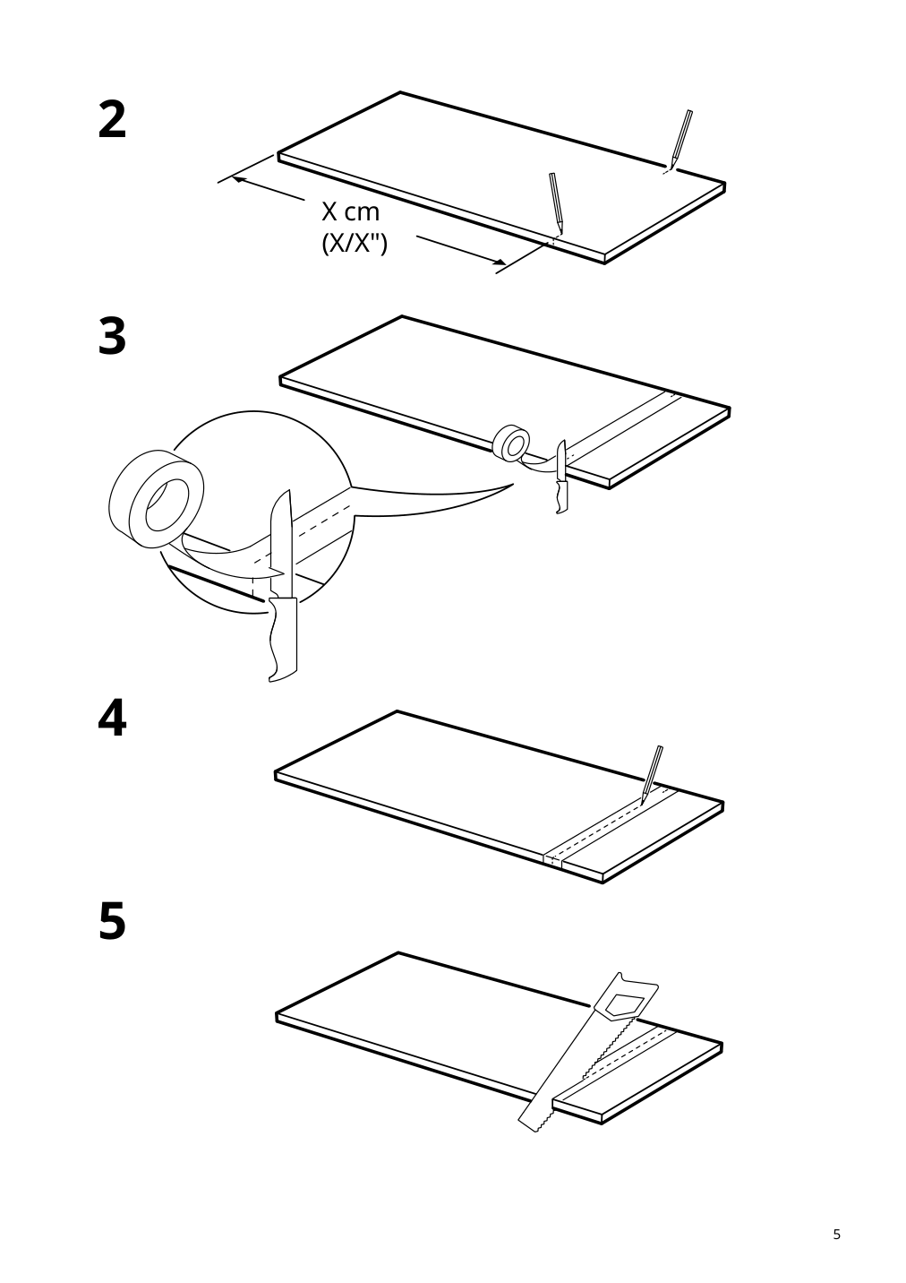 Assembly instructions for IKEA Bodbyn cover panel gray | Page 5 - IKEA BODBYN cover panel 402.660.26