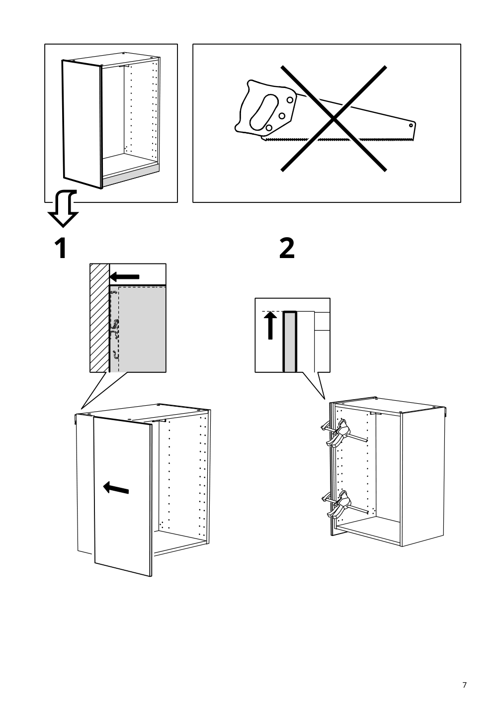 Assembly instructions for IKEA Bodbyn cover panel gray | Page 7 - IKEA BODBYN cover panel 402.660.26