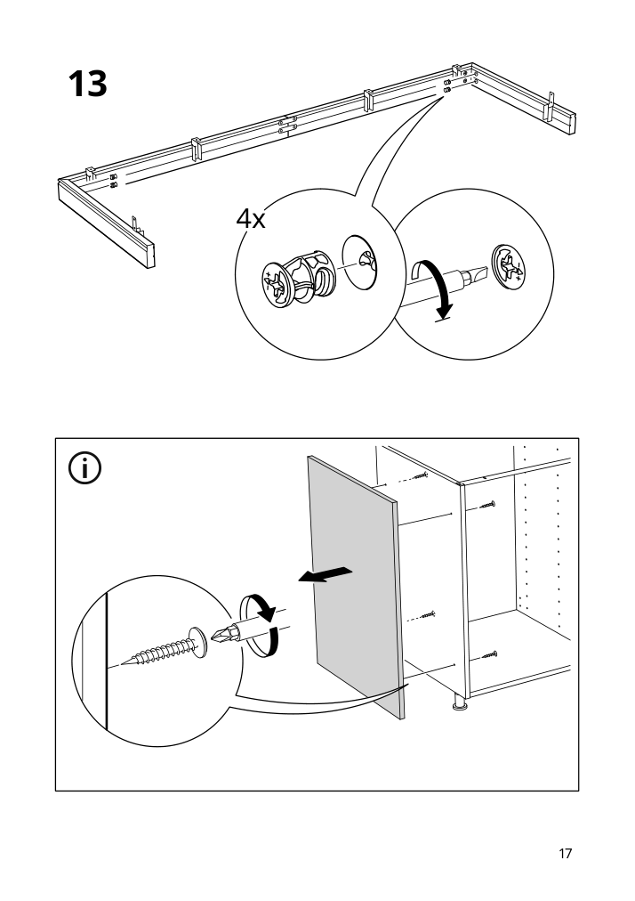 Assembly instructions for IKEA Bodbyn decorative toekick for dishwasher gray | Page 17 - IKEA BODBYN decorative toekick for dishwasher 402.930.82