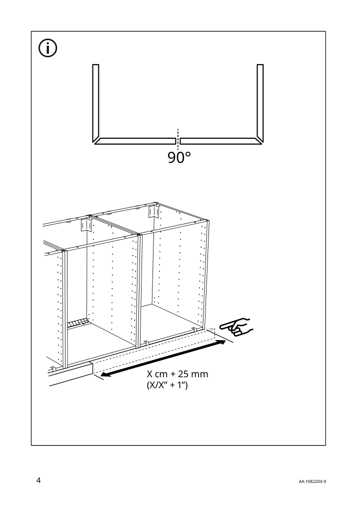 Assembly instructions for IKEA Bodbyn decorative toekick for dishwasher gray | Page 4 - IKEA BODBYN decorative toekick for dishwasher 402.930.82