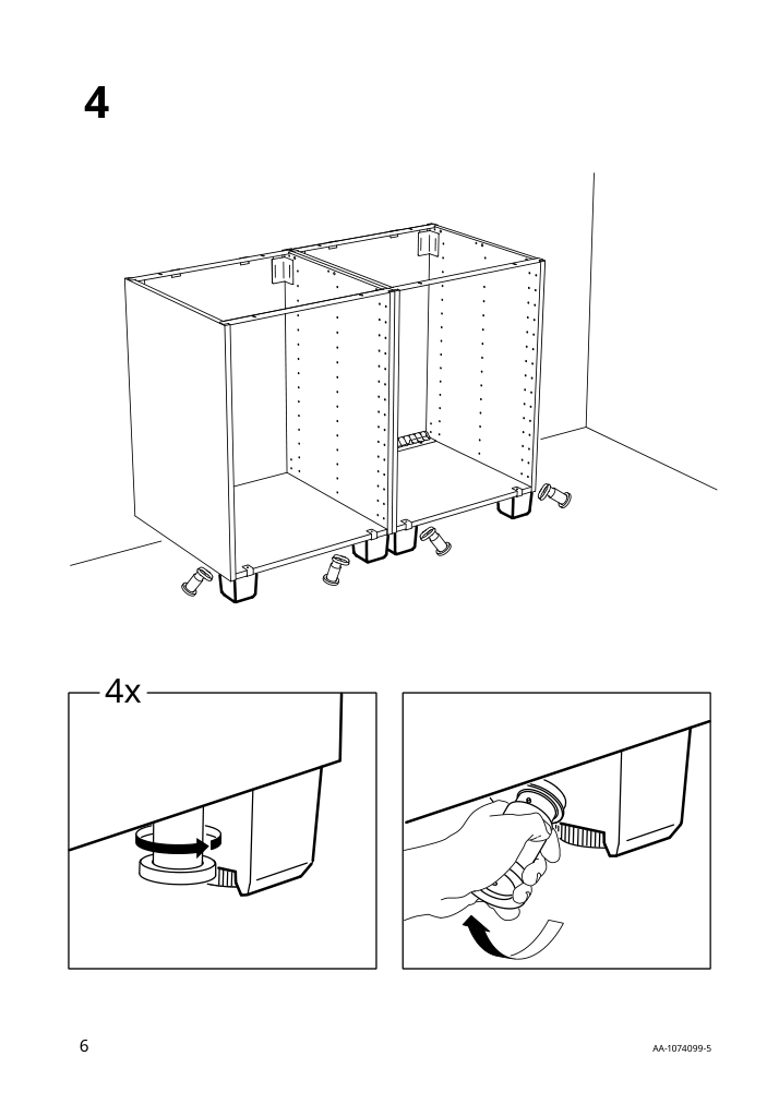 Assembly instructions for IKEA Bodbyn leg gray | Page 6 - IKEA BODBYN leg 802.786.78