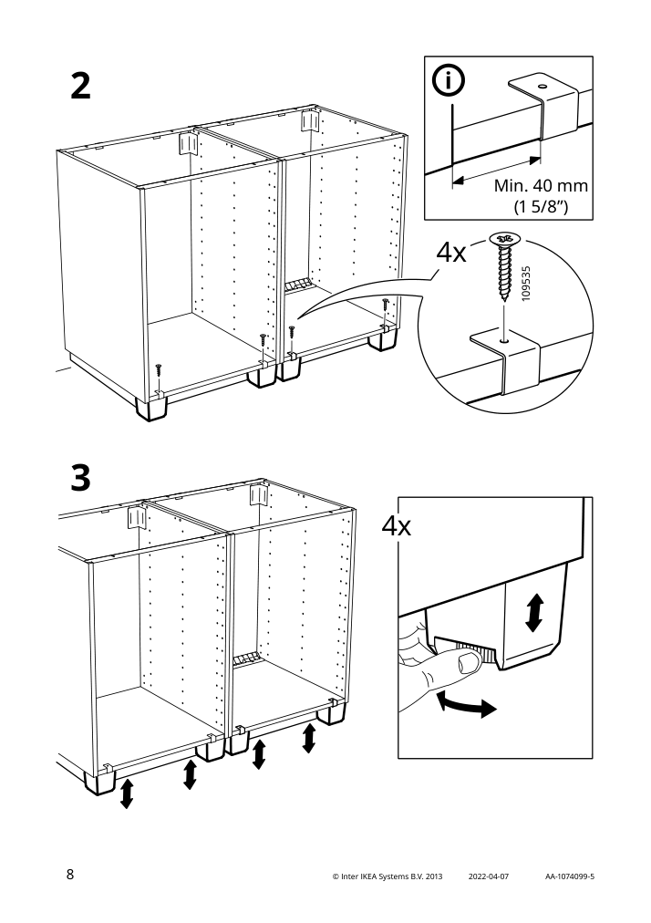 Assembly instructions for IKEA Bodbyn leg gray | Page 8 - IKEA BODBYN leg 802.786.78