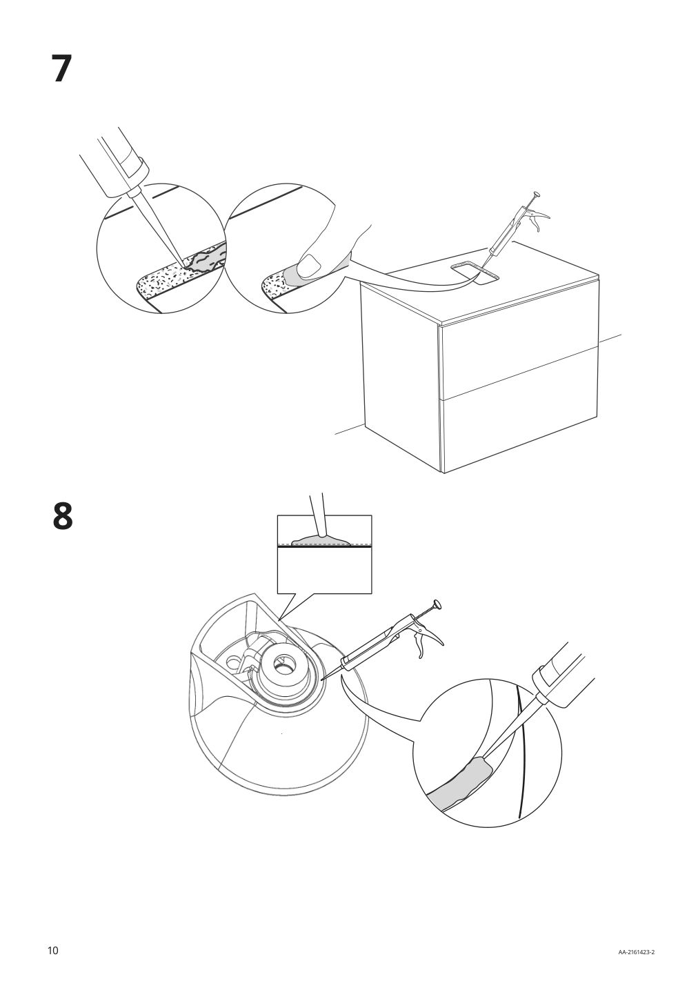 Assembly instructions for IKEA Bodviken countertop sink white | Page 10 - IKEA BODVIKEN countertop sink 903.520.69