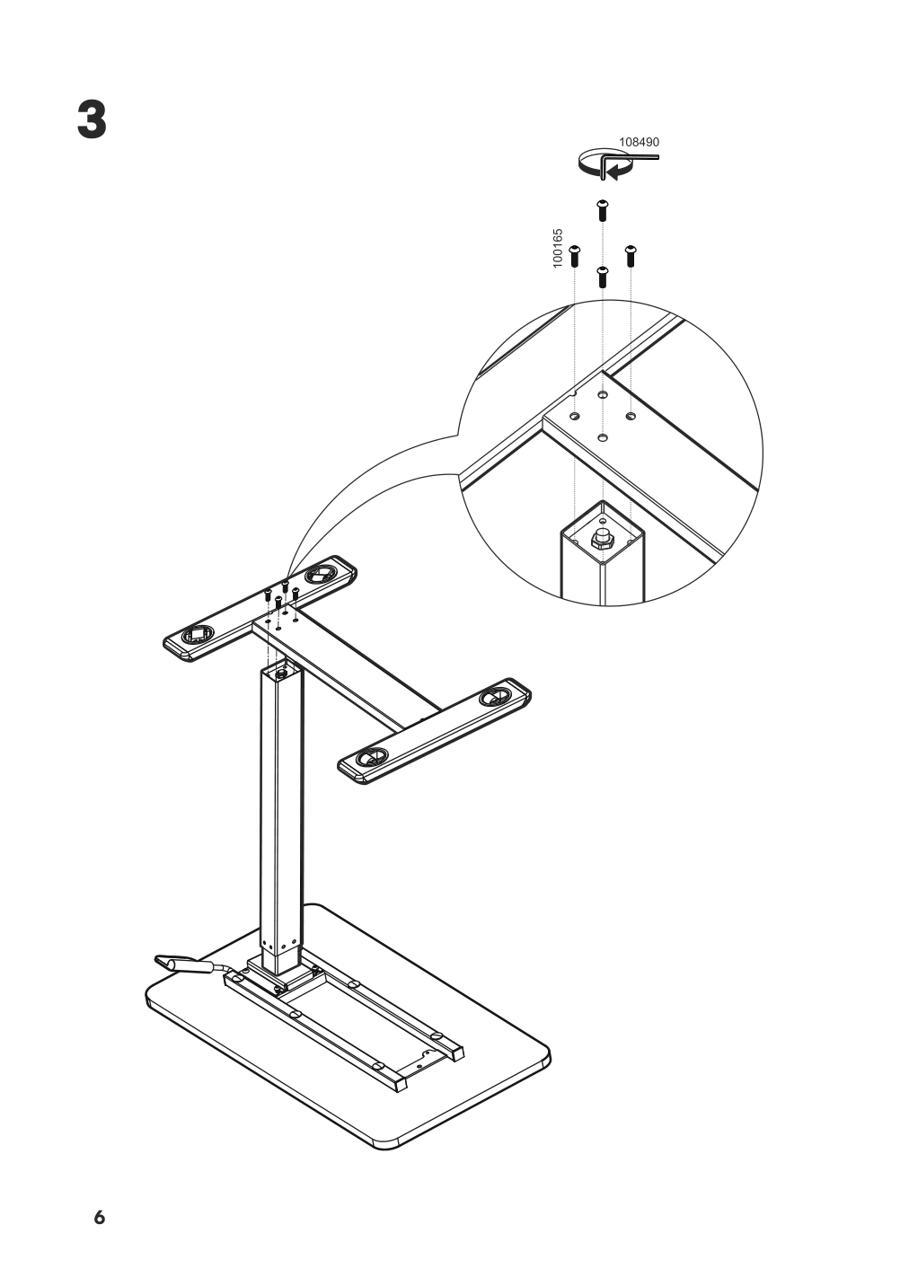 Assembly instructions for IKEA Bollsidan laptop stand white | Page 6 - IKEA BOLLSIDAN laptop stand 305.743.70