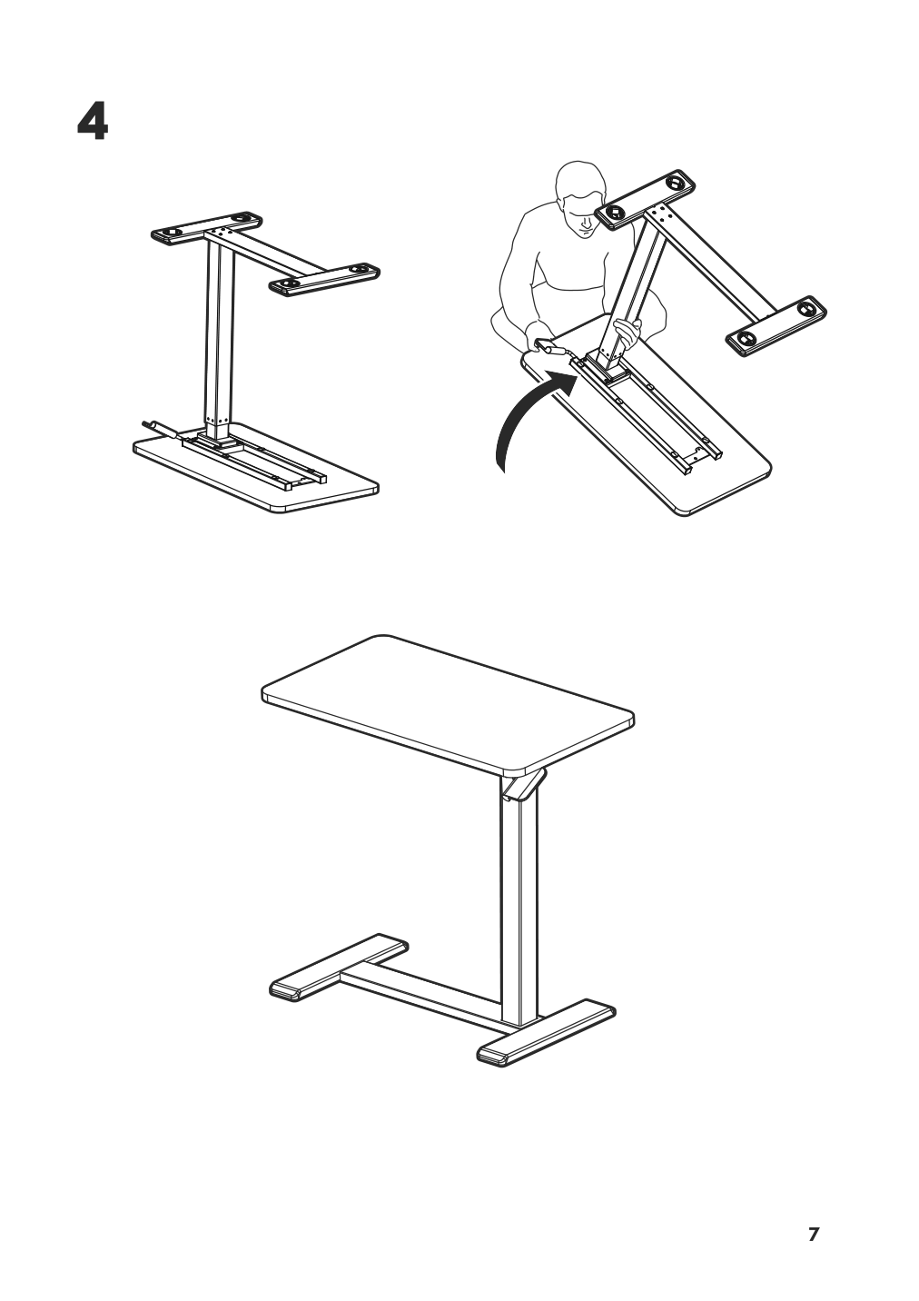 Assembly instructions for IKEA Bollsidan laptop stand white | Page 7 - IKEA BOLLSIDAN laptop stand 305.743.70