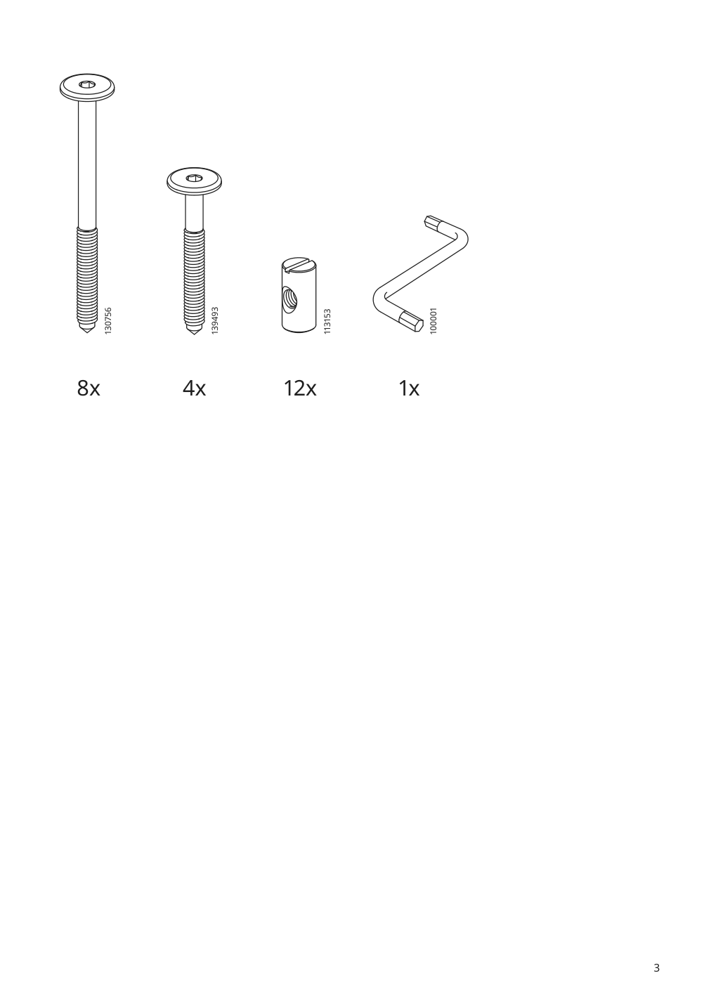 Assembly instructions for IKEA Bondholmen bar stool with backrest outdoor gray | Page 3 - IKEA BONDHOLMEN bar stool with backrest, outdoor 804.690.22