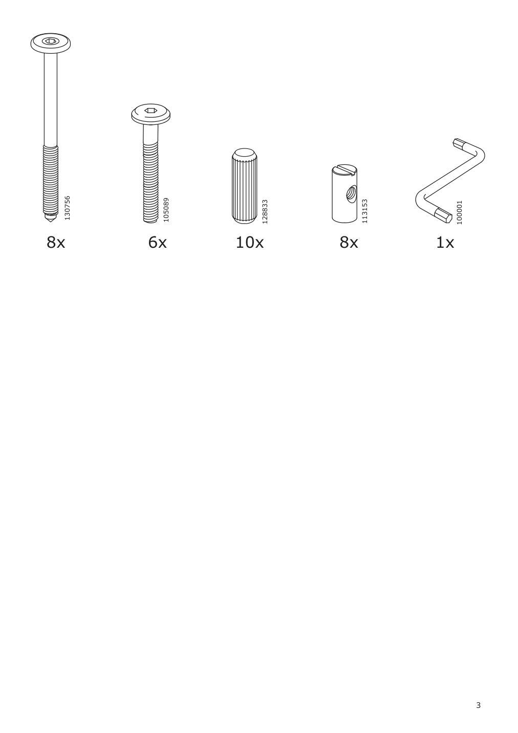 Assembly instructions for IKEA Bondholmen bench with backrest outdoor gray | Page 3 - IKEA BONDHOLMEN table, 3 armchairs + bench, outdoor 193.288.04