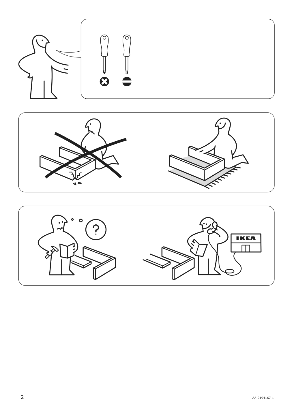 Assembly instructions for IKEA Bondholmen rocking chair outdoor gray | Page 2 - IKEA BONDHOLMEN rocking chair, outdoor 504.790.65