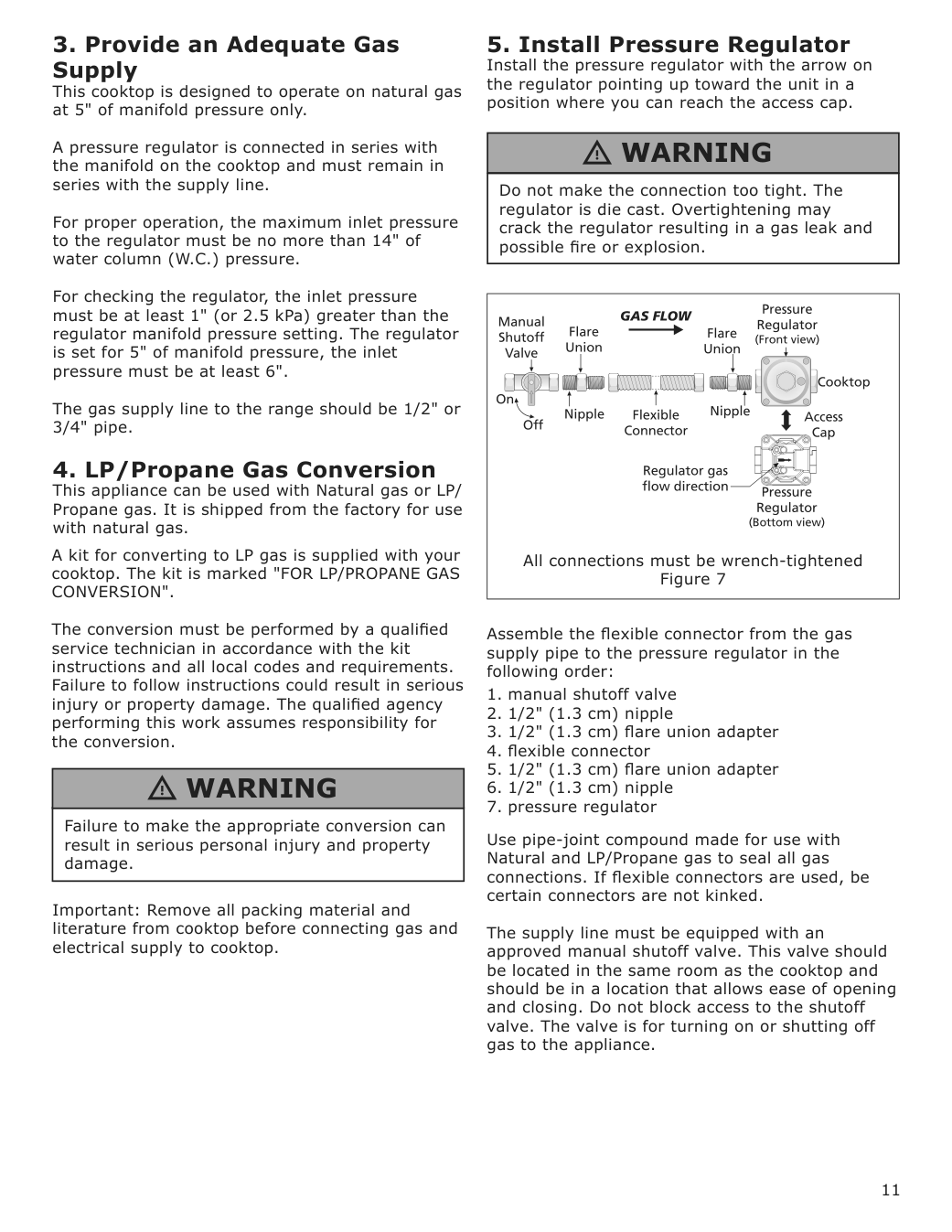 Assembly instructions for IKEA Avbraenning gas cooktop stainless steel | Page 11 - IKEA AVBRÄNNING gas cooktop 504.621.35