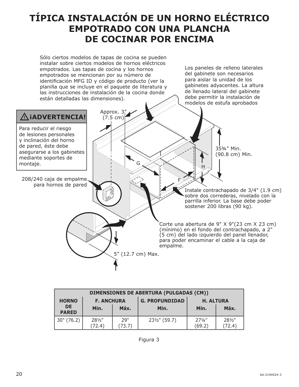 Assembly instructions for IKEA Avbraenning gas cooktop stainless steel | Page 20 - IKEA AVBRÄNNING gas cooktop 504.621.35