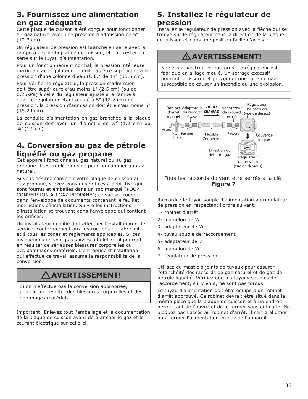 Assembly instructions for IKEA Avbraenning gas cooktop stainless steel | Page 35 - IKEA AVBRÄNNING gas cooktop 504.621.35