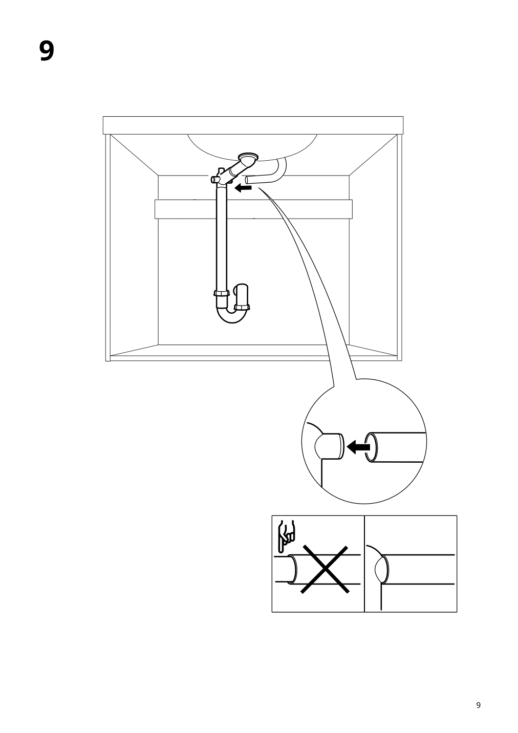 Assembly instructions for IKEA Braviken sink white | Page 9 - IKEA GODMORGON / BRÅVIKEN sink cabinet with 2 drawers 293.203.79