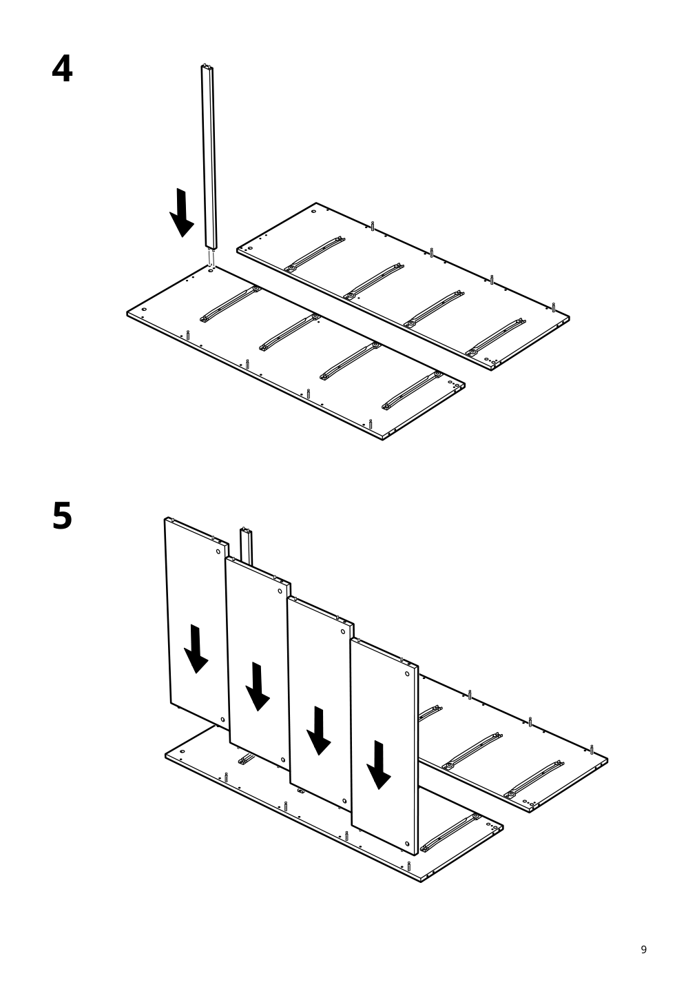 Assembly instructions for IKEA Brimnes 4 drawer chest white | Page 9 - IKEA BRIMNES 4-drawer chest 205.728.33