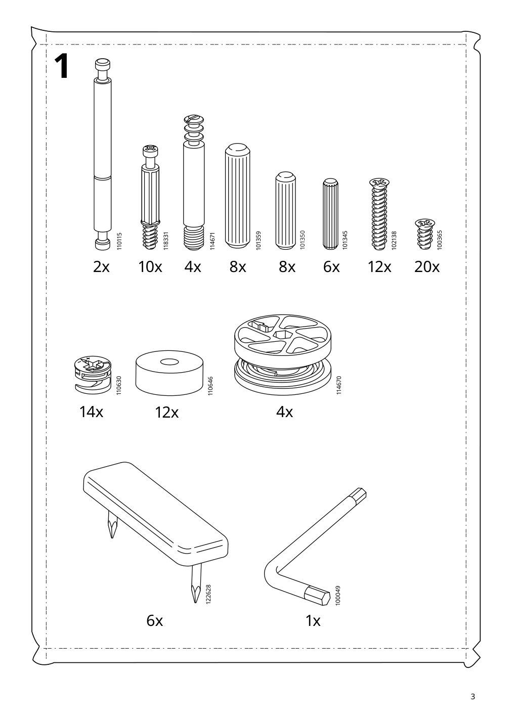 Assembly instructions for IKEA Brimnes bed frame with storage gray | Page 3 - IKEA BRIMNES bed frame with storage & headboard 193.248.63