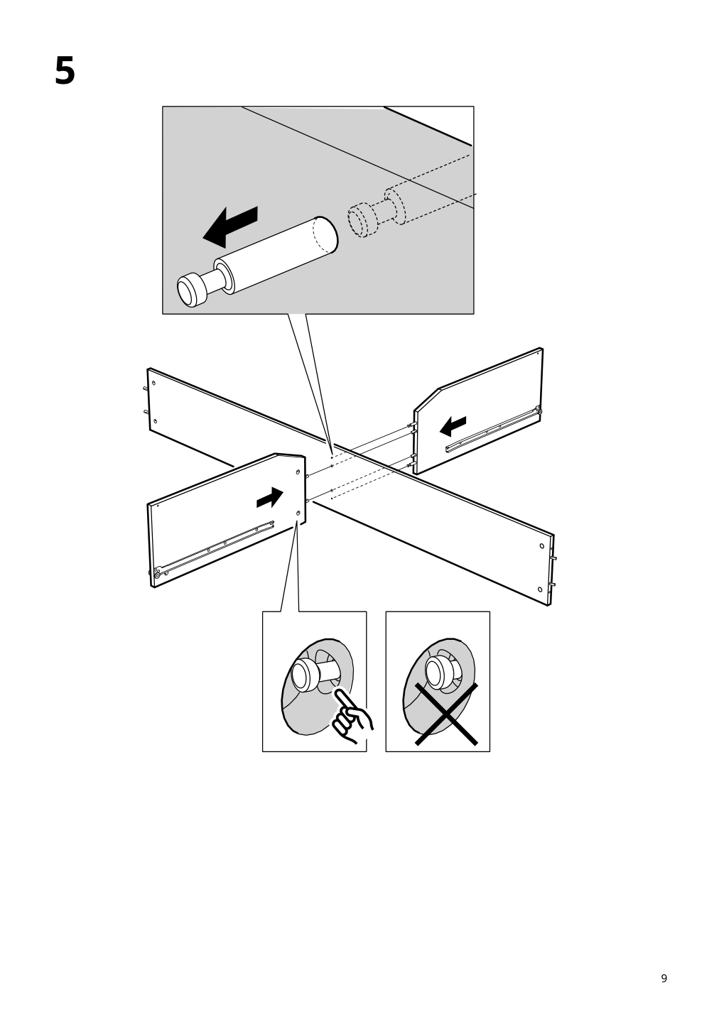 Assembly instructions for IKEA Brimnes bed frame with storage gray | Page 9 - IKEA BRIMNES bed frame with storage & headboard 593.248.61