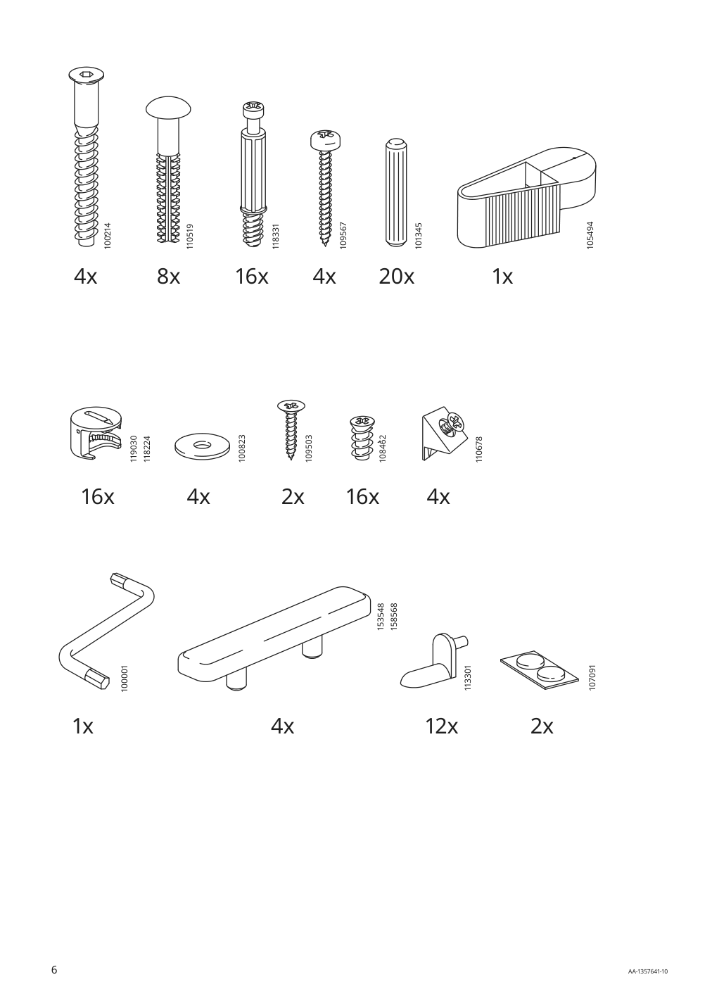 Assembly instructions for IKEA Brimnes bookcase white | Page 6 - IKEA BRIMNES bookcase 903.012.25